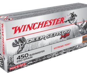 Winchester Deer Season XP Ammunition 450 Bushmaster 250 Grain Extreme Point Polymer Tip 500 round