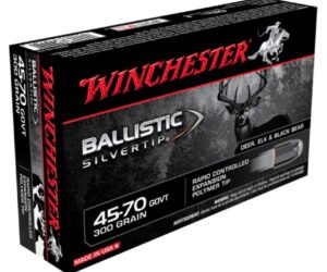 Winchester BALLISTIC SILVERTIP .45-70 Government 300 grain Fragmenting Polymer Tip 500 rounds