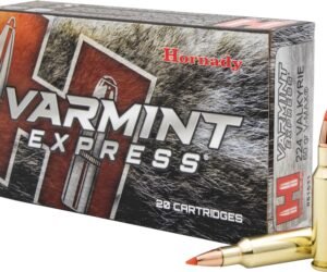 Hornady Varmint Express Ammunition 224 Valkyrie 60 Grain V-Max 500 rounds