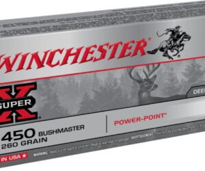 Winchester SUPER-X RIFLE .450 Bushmaster 260 grain Power-Point 500 rounds
