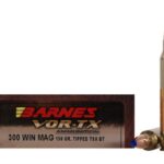 Barnes VOR-TX Ammunition 300 Winchester Magnum 150 Grain TTSX Polymer Tipped Spitzer Boat Tail Lead-Free