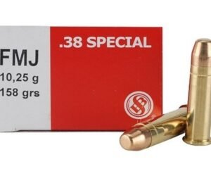 Sellier & Bellot Ammunition 38 Special 158 Grain Full Metal Jacket(500rds)