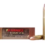 Barnes VOR-TX Safari Ammunition 375 H&H Magnum 300 Grain TSX Hollow Point Flat Base Lead-Free 200 Rounds