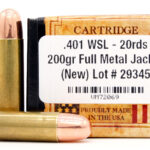 .401 WSL 200gr FMJ Ammo - 200 Rounds
