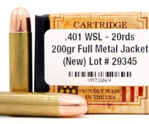 .401 WSL 200gr FMJ Ammo - 200 Rounds