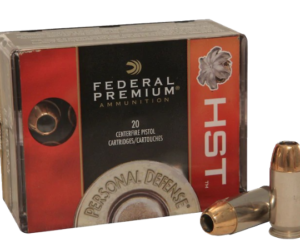 Federal Premium Personal Defense Ammunition 380 ACP 99 Grain HST Jacketed Hollow Point