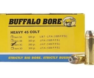 Buffalo Bore Ammunition 45 Colt (Long Colt) +P 260 Grain Jacketed Hollow Point 500 rounds