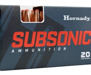 Hornady Subsonic Ammunition 450 Bushmaster 395 Grain SUB-X FTX 500 rounds