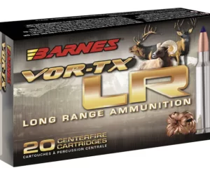Barnes VOR-TX Long Range Ammunition 300 Winchester Magnum 190 Grain LRX Polymer Tipped Boat Tail Lead-Free