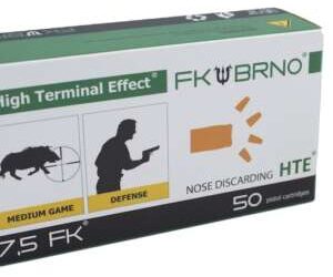 FK BRNO F5 AMMUNITION 7.5 FK 95 GRAIN COPPER NOSE-DISCARDING HOLLOW POINT LEAD-FREE 500 ROUND