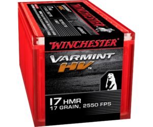 Winchester Supreme Ammunition 17 Hornady Magnum Rimfire (HMR) 17 Grain Hornady V-Max