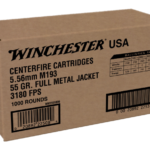 Winchester USA Ammunition 5.56x45mm NATO 55 Grain M193 Full Metal Jacket Value Pack