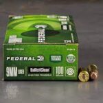 9mm Luger - 100 Grain Frangible RHT – Federal Ballisticlean - 500 Rounds