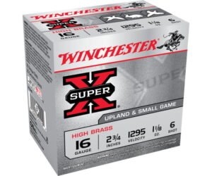 WINCHESTER SUPER-X SHOTSHELL 16 GAUGE 1 1/8 OZ 2.75″ CENTERFIRE SHOTGUN AMMUNITION 500 ROUNDS