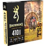 BROWNING TSS TURKEY AMMUNITION 410 BORE 3″ 13/16 OZ #9 NON-TOXIC TUNGSTEN SHOT 1000 ROUNDS