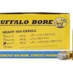 BUFFALO BORE AMMUNITION 454 CASULL 300 GRAIN JACKETED FLAT NOSE 500 ROUNDS