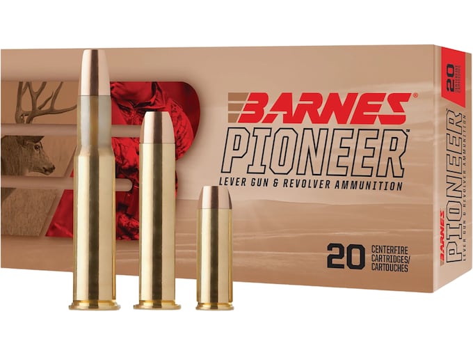 Barnes Pioneer Ammunition 45-70 Government 400 Grain Original Flat Nose 500 rounds