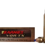 Barnes VOR-TX Ammunition 300 Remington Ultra Magnum 165 Grain TTSX Polymer Tipped Spitzer Boat Tail Lead-Free Box of 200 rounds