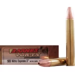 Barnes VOR-TX Safari Ammunition 500 Nitro Express 570 Grain TSX Hollow Point Flat Base Lead-Free 500 rounds
