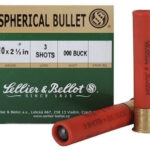 Sellier & Bellot Ammunition 410 Bore 2-1/2″ 000 Buckshot 3 Pellets 500 round