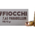 FIOCCHI AMMUNITION 30 LUGER 93 GRAIN FULL METAL JACKET 500 ROUND