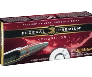 Federal Premium Ammunition 25-06 Remington 115 Grain Nosler Partition Box of 500