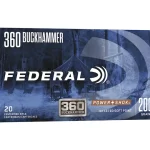 Federal Premium Power-Shok Ammunition 360 Buckhammer 200 Grain Jacketed Soft Point Box of 500
