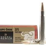 Federal Premium Safari Ammunition 375 H&H Magnum 300 Grain Trophy Bonded Bear Claw 200 Rounds