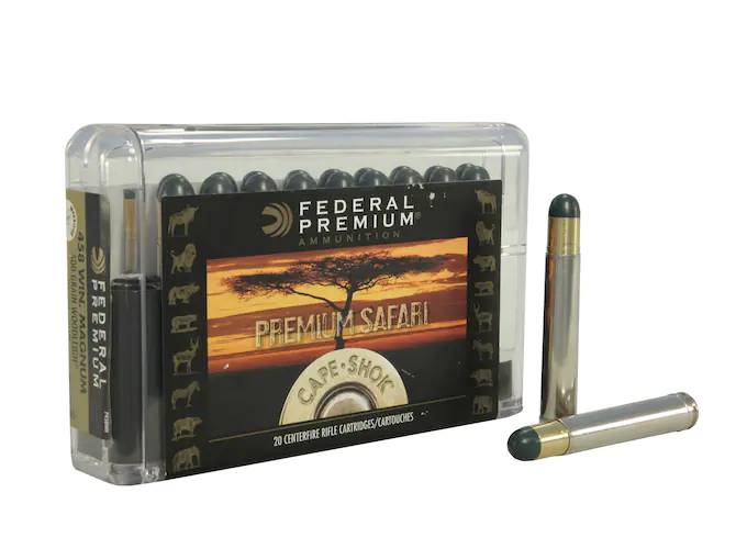 Federal Premium Safari Ammunition 458 Winchester Magnum 500 Grain Woodleigh Hydrostatically Stabilized Solid Bullets 200 rounds