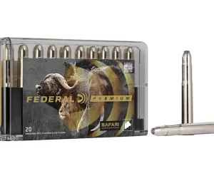 Federal Premium Safari Ammunition 470 Nitro Express 500 Grain Woodleigh Hydrostatically Stabilized Solid Bullets 500