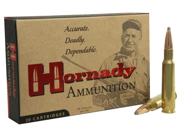 Hornady Custom Ammunition 275 Rigby 140 Grain Spire Point Box of 200 Rounds