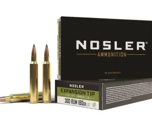 Nosler Trophy Grade Ammunition 338 Remington Ultra Magnum 300 Grain AccuBond Box of 200 rounds