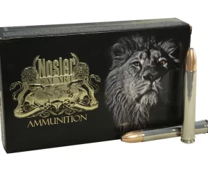 Nosler Safari Ammunition 458 Winchester Magnum 500 Grain Partition Box of 200 rounds