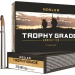 Nosler Trophy Grade Ammunition 375 H&H Magnum 260 Grain Partition Box of 200 rounds