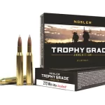 Nosler Trophy Grade Ammunition 375 H&H Magnum 300 Grain AccuBond Box of 200 rounds