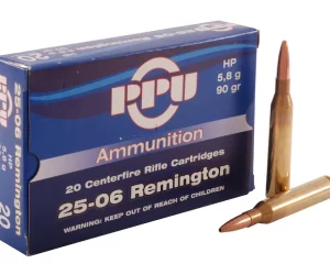 Prvi Partizan Ammunition 25-06 Remington 90 Grain Hollow Point Box of 500 rounds