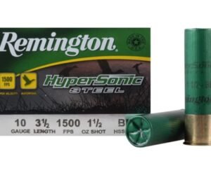 REMINGTON HYPERSONIC AMMUNITION 10 GAUGE 3-1/2″ 1-1/2 OZ BB NON-TOXIC SHOT