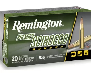 Product Information Cartridge 300 Remington Ultra Magnum Grain Weight 150 Grains Quantity 20 Round Muzzle Velocity 3450 Feet Per Second Muzzle Energy 3964 Foot Pounds Bullet Style Bonded Polymer Tip Bullet Brand And Model Swift Scirocco II Lead Free No Case Type Brass Primer Boxer Corrosive No Reloadable Yes G1 Ballistic Coefficient 0.43 Sectional Density 0.226 Velocity Rating Supersonic Country of Origin United States of America