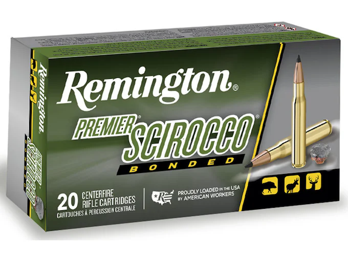 Product Information Cartridge 300 Remington Ultra Magnum Grain Weight 150 Grains Quantity 20 Round Muzzle Velocity 3450 Feet Per Second Muzzle Energy 3964 Foot Pounds Bullet Style Bonded Polymer Tip Bullet Brand And Model Swift Scirocco II Lead Free No Case Type Brass Primer Boxer Corrosive No Reloadable Yes G1 Ballistic Coefficient 0.43 Sectional Density 0.226 Velocity Rating Supersonic Country of Origin United States of America