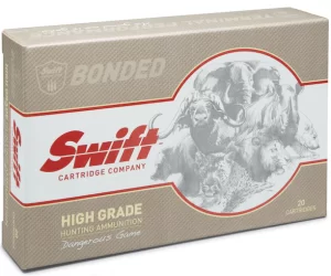 Swift High Grade Dangerous Game Hunting Ammunition 416 Rigby 400 Grain Swift A-Frame 100 rounds