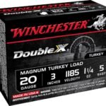 WINCHESTER DOUBLE X MAGNUM AMMUNITION 20 GAUGE 3″ 1-1/4 OZ 500 ROUNDS