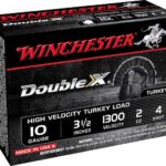 WINCHESTER DOUBLE X TURKEY AMMUNITION 10 GAUGE 3-1/2″ 2 OZ #4 COPPER PLATED SHOT