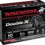 WINCHESTER DOUBLE X TURKEY AMMUNITION 10 GAUGE 3-1/2″ 2 OZ #5 COPPER PLATED SHOT