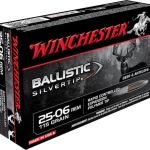 Winchester Ballistic Silvertip Ammunition 25-06 Remington 115 Grain Rapid Controlled Expansion Polymer Tip Box of 500 rounds