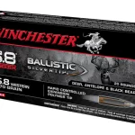 Winchester Ballistic Silvertip Ammunition 6.8 Western 170 Grain Polymer Tip Box of 200 rounds