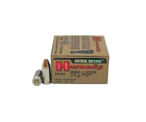 Hornady Critical Defense 9mm Luger 115 Grain Flex Tip eXpanding  500 rounds