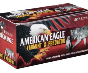 FEDERAL PREMIUM VARMINT / PREDATOR .17 HORNET 20 GRAIN TIPPED VARMINT CENTERFIRE RIFLE AMMUNITION AE17H20TVP CALIBER: .17 HORNET, NUMBER OF ROUNDS: 500