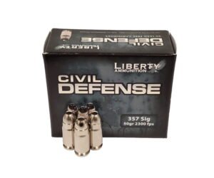 Liberty Ammunition Civil Defense .357 SIG 50 grain Hollow Point 500 rounds
