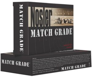 Nosler Match Grade .40 S&W 180 Grain Jacketed Hollow Point Brass Cased 500 rounds