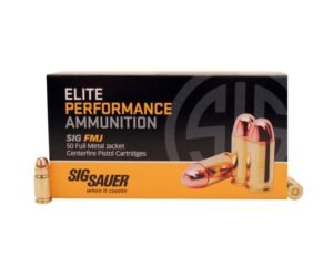 Sig Sauer Elite Performance .357 SIG 125 grain Full Metal Jacket Brass Cased 500 rounds